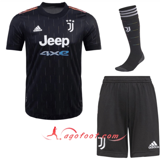 Ensemble Maillot Foot Juventus Exterieur (Short + Chaussettes) 2021/2022