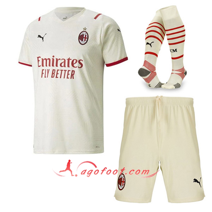 Ensemble Maillot Foot AC Milan Exterieur (Short + Chaussettes) 2021/2022