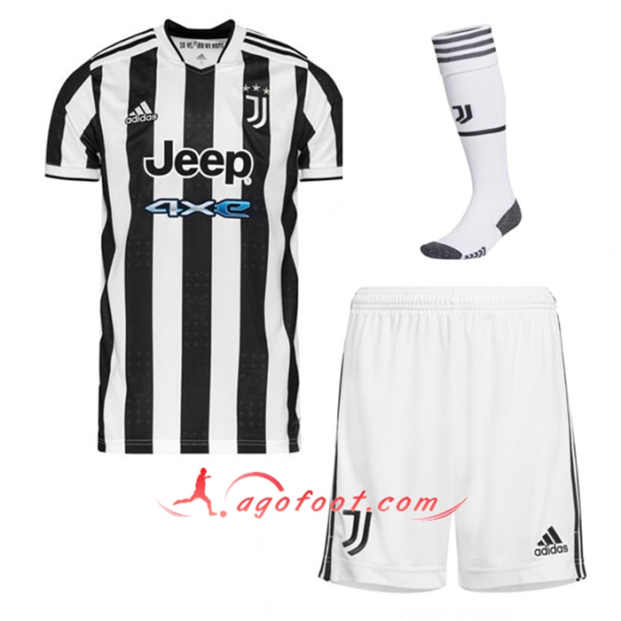 Ensemble Maillot Foot Juventus Domicile (Short + Chaussettes) 2021/2022