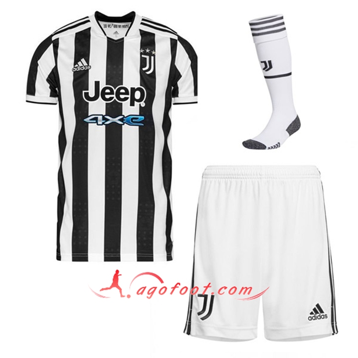 Ensemble Maillot Foot Juventus Domicile (Short + Chaussettes) 2021/2022