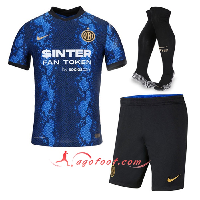 Ensemble Maillot Foot Inter Milan Domicile (Short + Chaussettes) 2021/2022