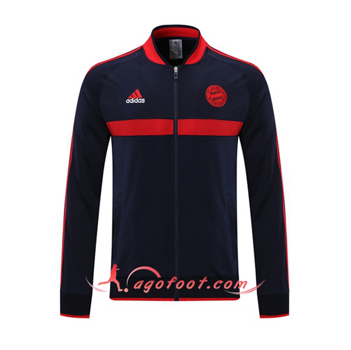 Nouveaux Veste Foot Bayern Munich Noir/Rouge 2021/2022