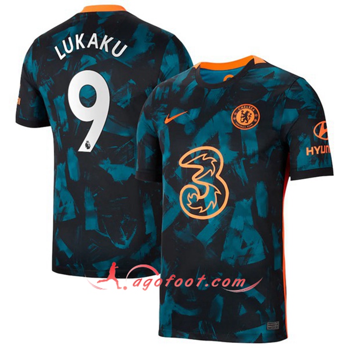 Maillot de Foot FC Chelsea (Lukaku 9) Third 2021/2022