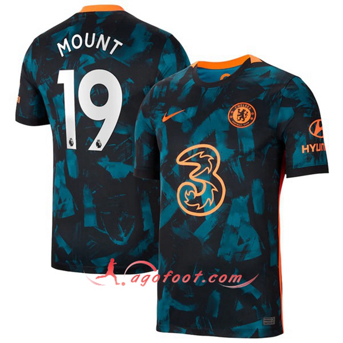 Maillot de Foot FC Chelsea (Mount 19) Third 2021/2022