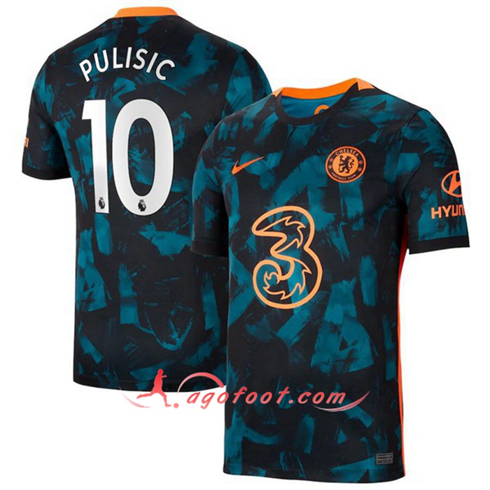Maillot de Foot FC Chelsea (Pulisic 10) Third 2021/2022