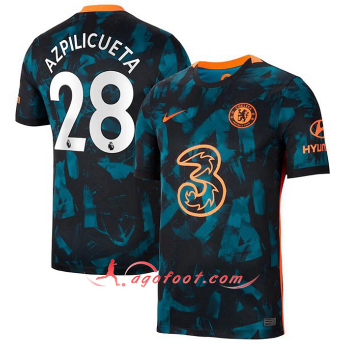 Maillot de Foot FC Chelsea (Azpilicueta 28) Third 2021/2022