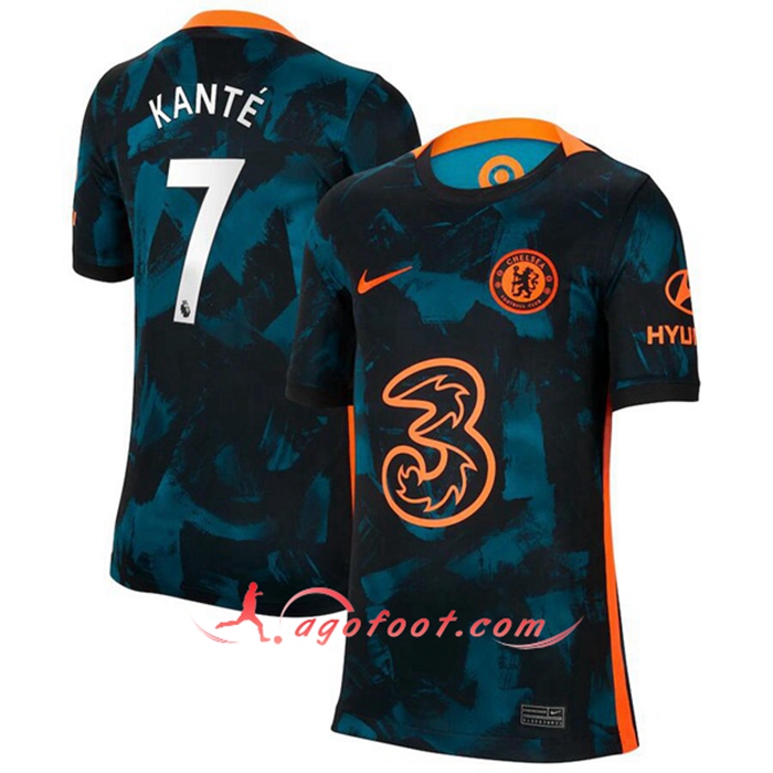 Maillot de Foot FC Chelsea (Kante 7) Third 2021/2022