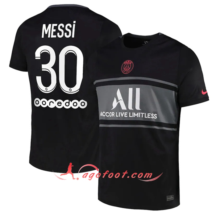 Maillot de Foot Jordan PSG (Messi 30) Third 2021/2022