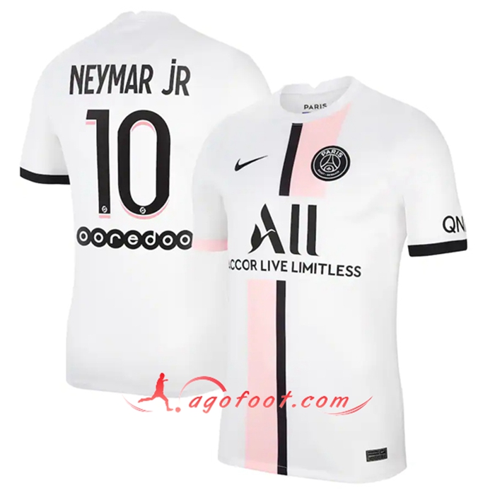 Maillot de Foot Jordan PSG (Neymar Jr 10) Exterieur 2021/2022