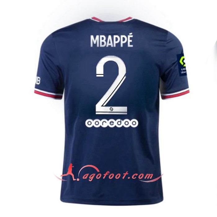 Maillot de Foot Jordan PSG (Hakimi 2) Domicile 2021/2022