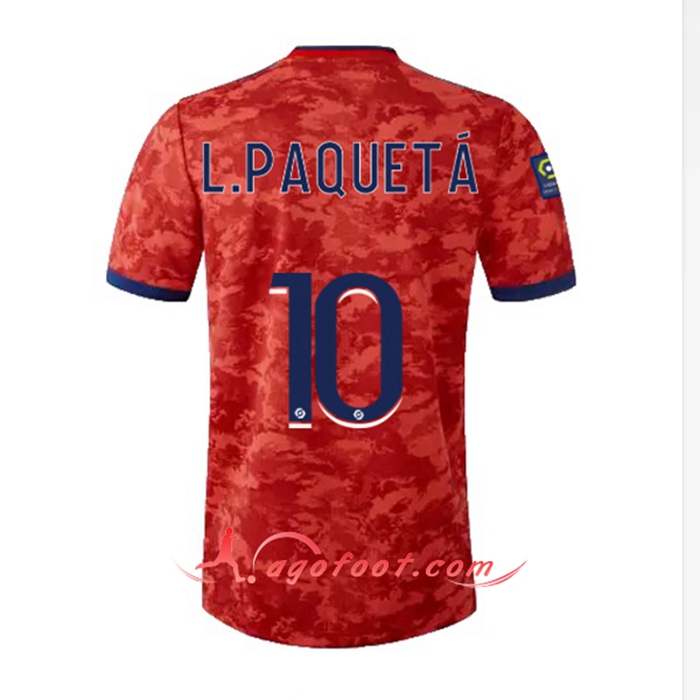 Maillot de Foot Lyon (L.PAQUEYA 10) Exteieuir 2021/2022