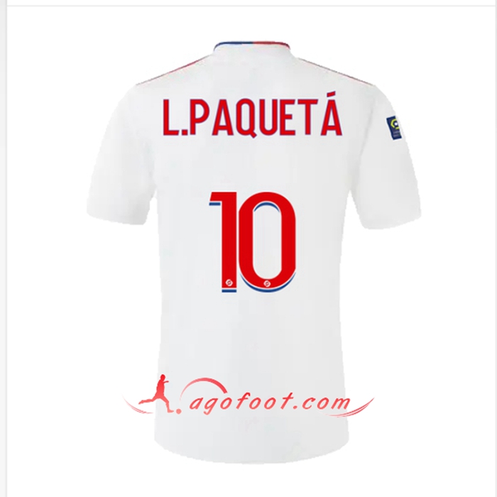 Maillot de Foot Lyon (L.PAQUEYA 10) Domicile 2021/2022