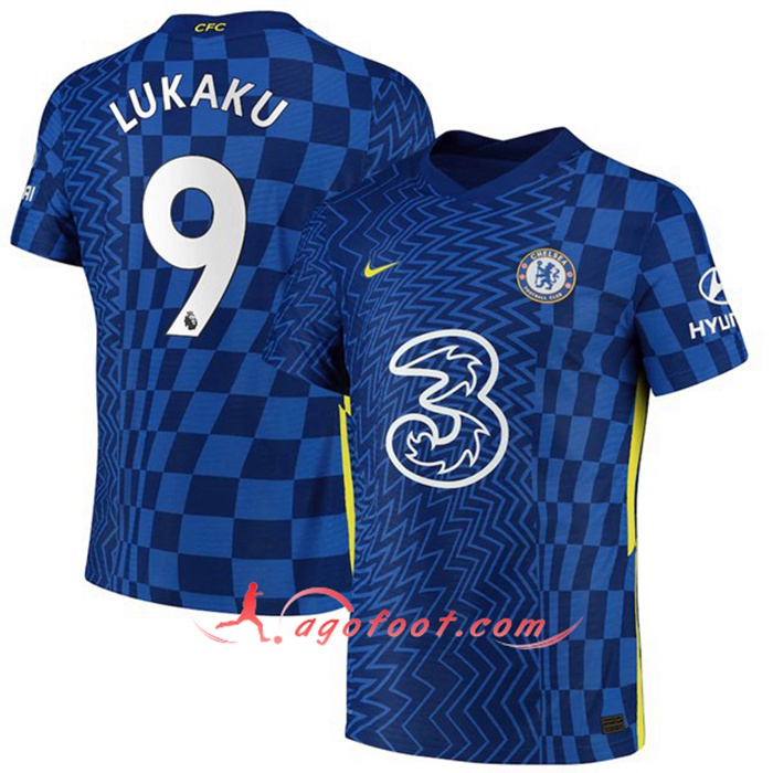 Maillot de Foot FC Chelsea (Lukaku 9) Domicile 2021/2022