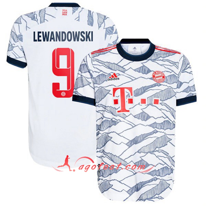 Maillot de Foot Bayern Munich (Lewandowski 9) Third 2021/2022