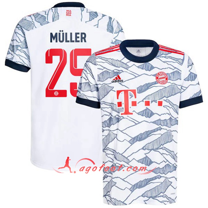 Maillot de Foot Bayern Munich (Muller 25) Third 2021/2022