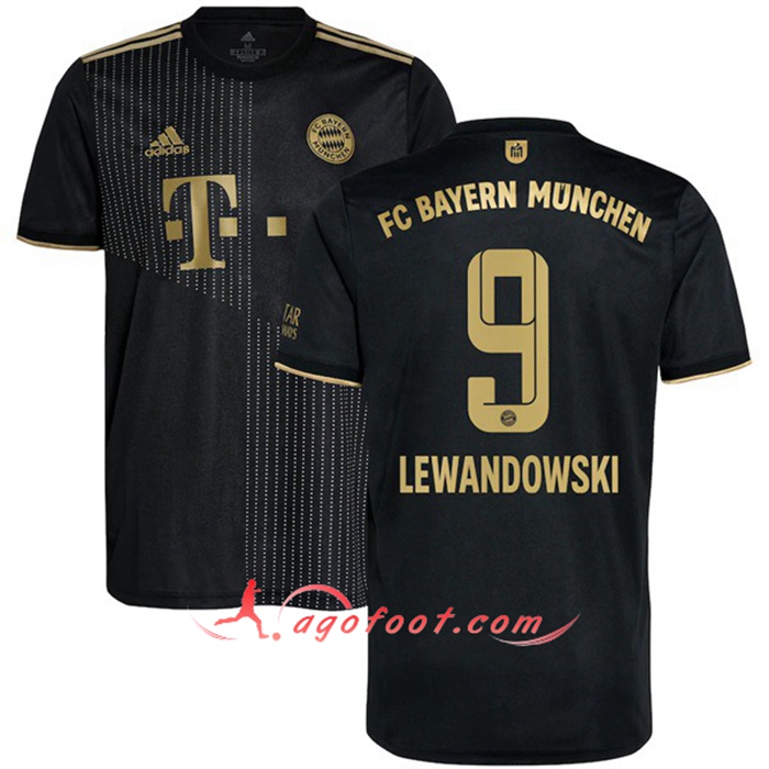 Maillot de Foot Bayern Munich (Lewandowski 9) Exterieur 2021/2022