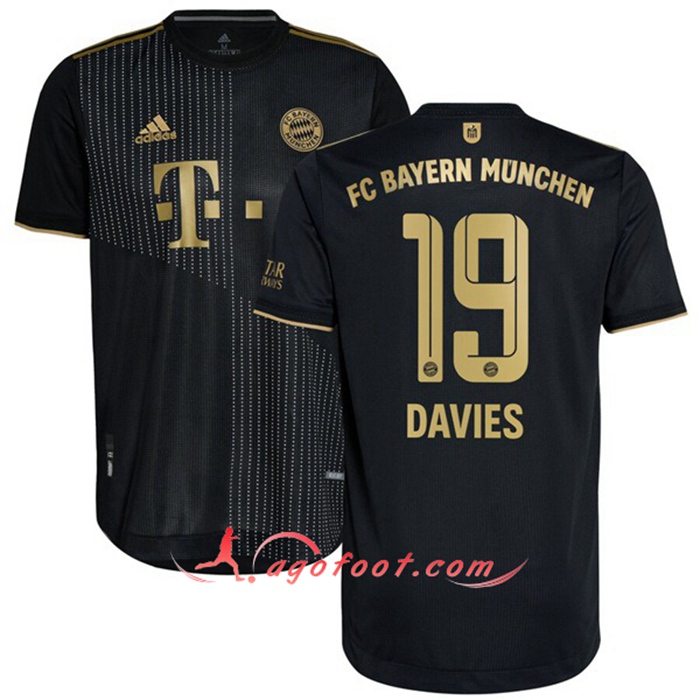 Maillot de Foot Bayern Munich (Davies 19) Exterieur 2021/2022