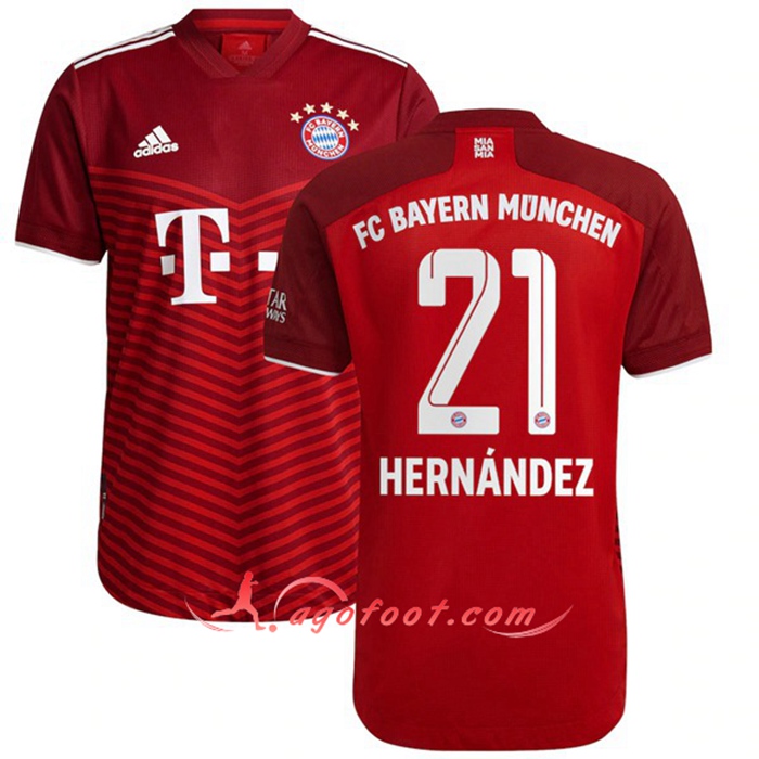 Maillot de Foot Bayern Munich (Hernandez 21) Domicile 2021/2022