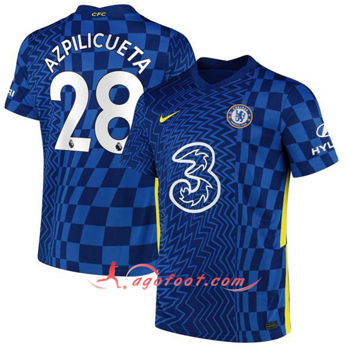 Maillot de Foot FC Chelsea (Azpilicueta 28) Domicile 2021/2022