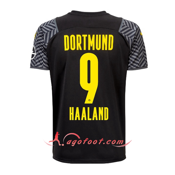 Maillot de Foot Dortmund BVB (Haaland 9) Exteieuir 2021/2022