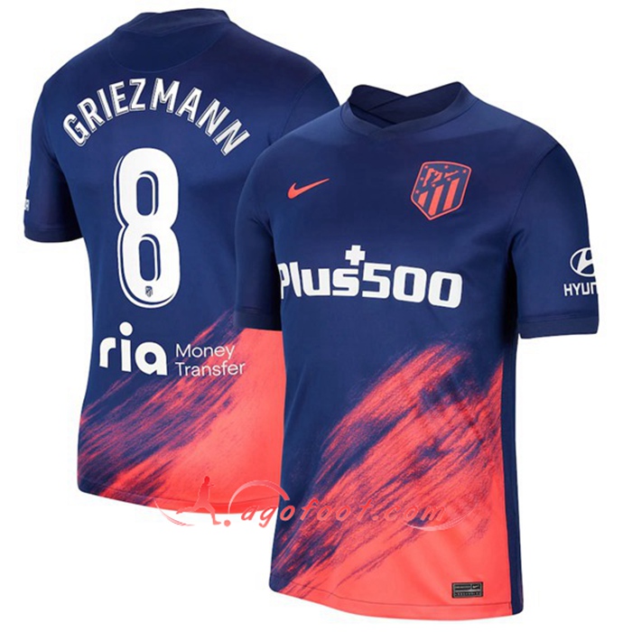 Maillot de Foot Atletico Madrid (Griezmann 8) Third 2021/2022