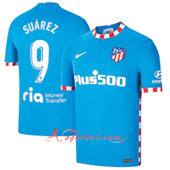 Maillot de Foot Atletico Madrid (Suarez 9) Exterieur 2021/2022