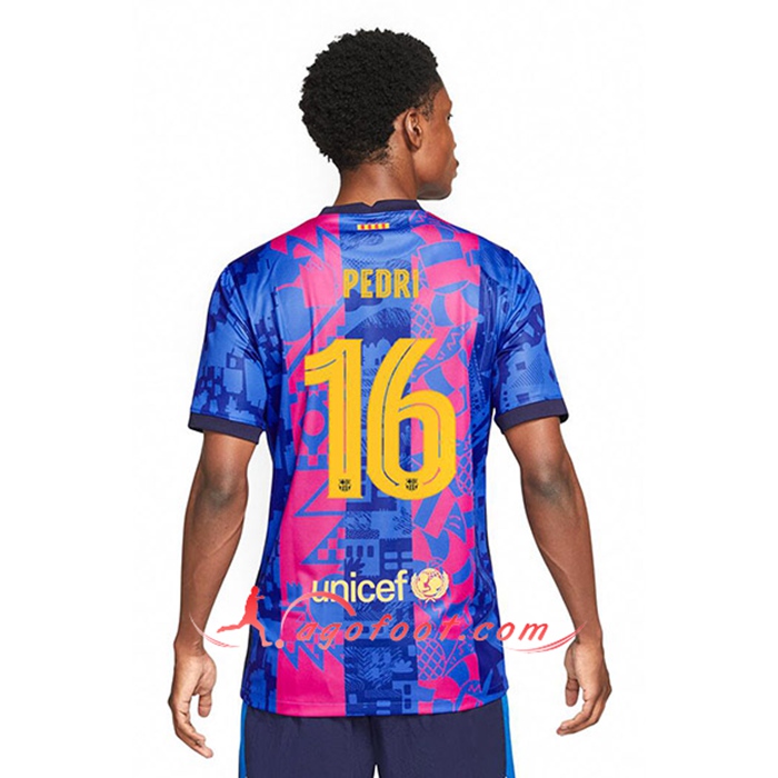 Maillot de Foot FC Barcelone (Pedri 16) Third 2021/2022