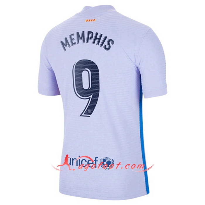 Maillot de Foot FC Barcelone (Memphis 9) Exterieur 2021/2022