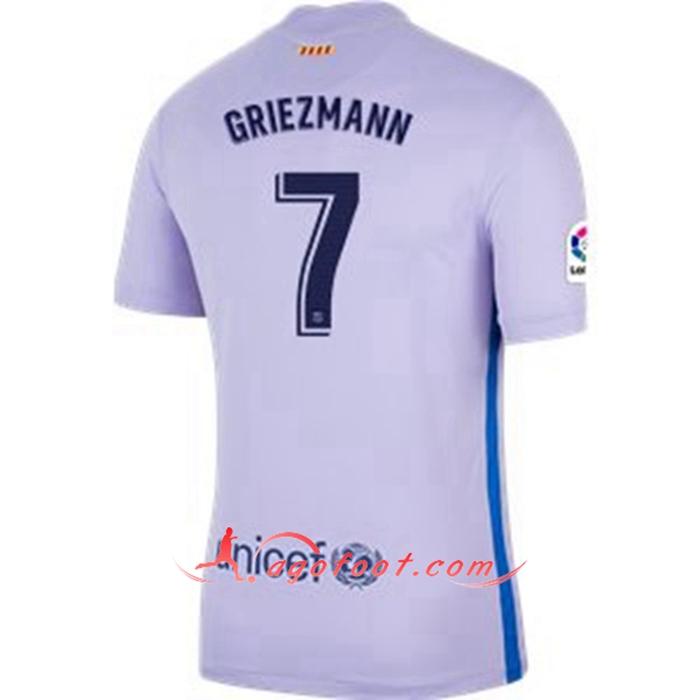 Maillot de Foot FC Barcelone (O.Dembele 7) Exterieur 2021/2022