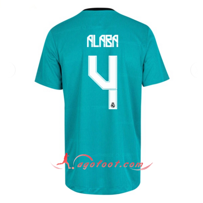 Maillot de Foot Real Madrid (Alaba 4) Third 2021/2022