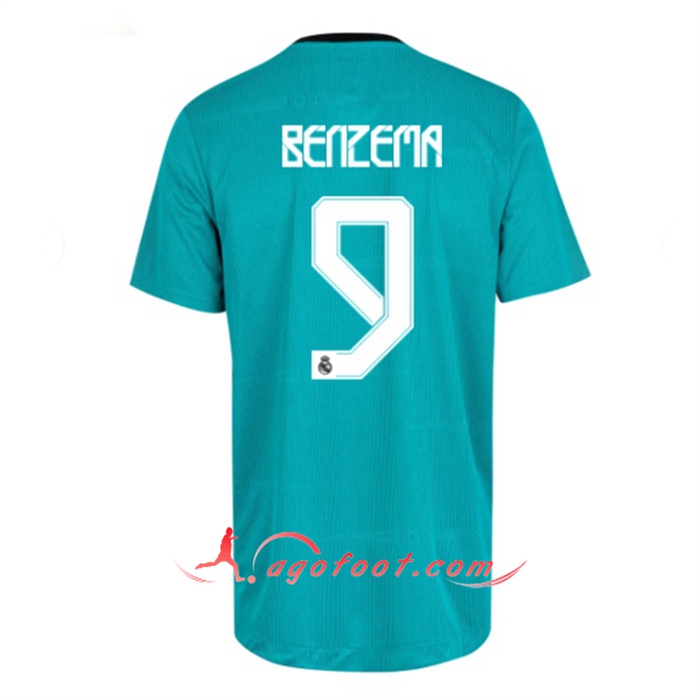 Maillot de Foot Real Madrid (Benzema 9) Third 2021/2022