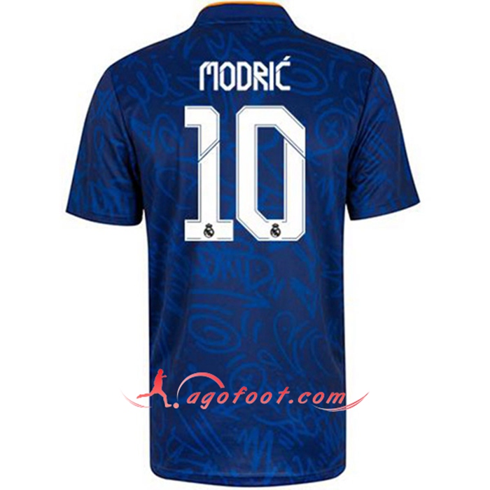 Maillot de Foot Real Madrid (Modric 10) Exterieur 2021/2022