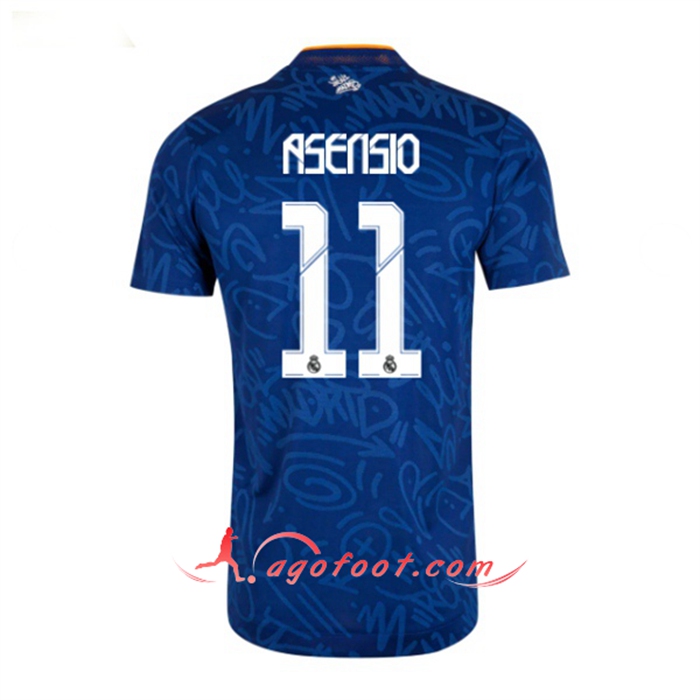 Maillot de Foot Real Madrid (Asensio 11) Exterieur 2021/2022