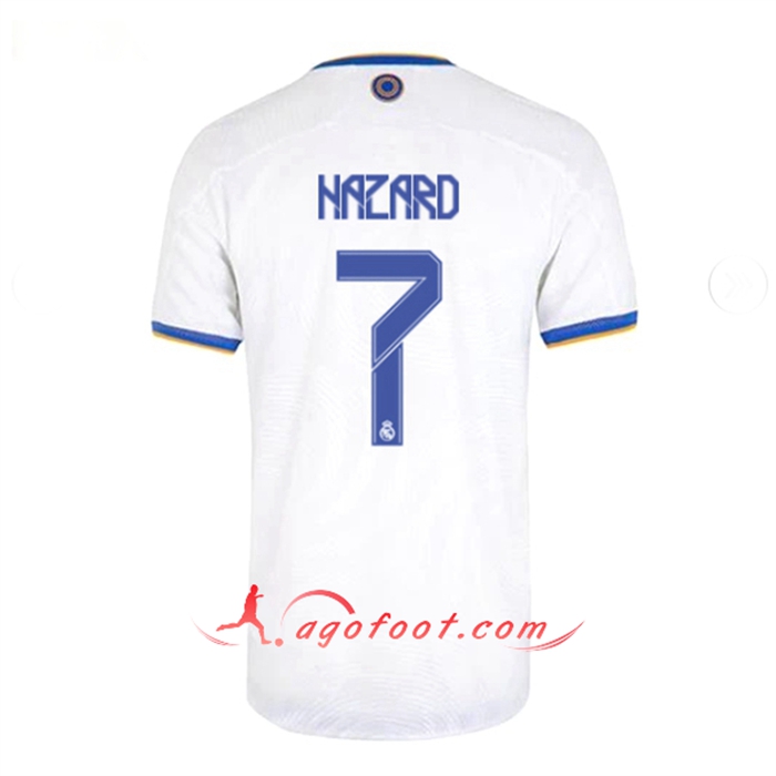 Maillot de Foot Real Madrid (Hazard 7) Domicile 2021/2022