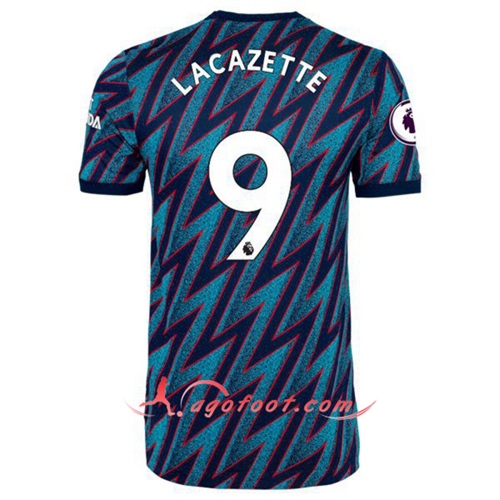 Maillot de Foot FC Arsenal (Alexandre Lacazette 9) Third 2021/2022