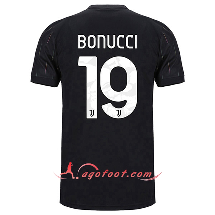 Maillot de Foot Juventus (BONUCCI 19) Exterieur 2021/2022