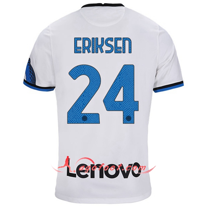 Maillot de Foot Inter Milan (ERIKSEN 24) Exterieur 2021/2022