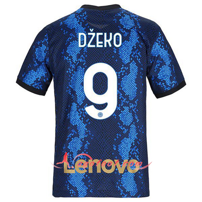Maillot de Foot Inter Milan (DZEKO 9) Domicile 2021/2022