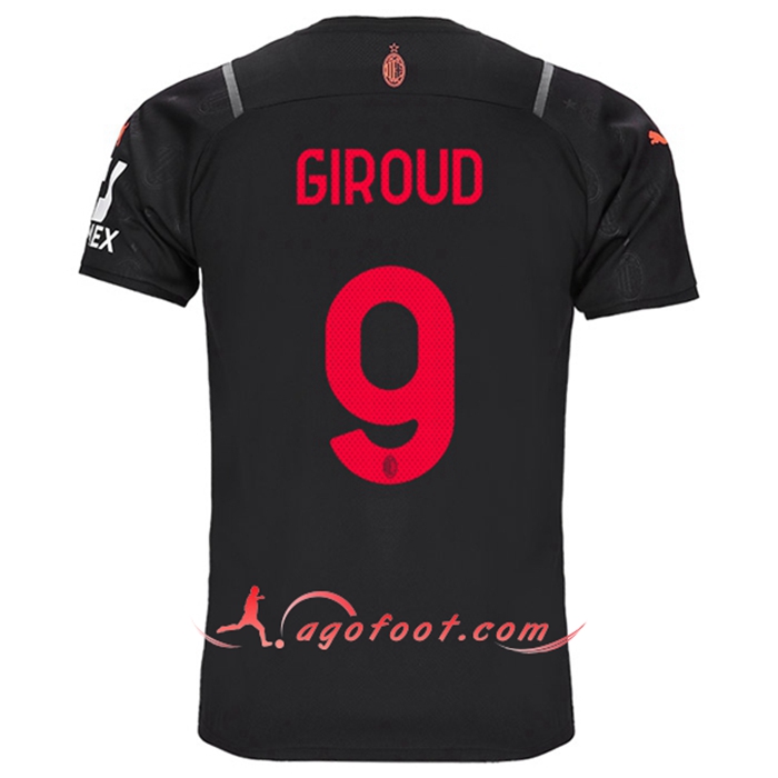 Maillot de Foot AC Milan (GIROUD 9) Third 2021/2022
