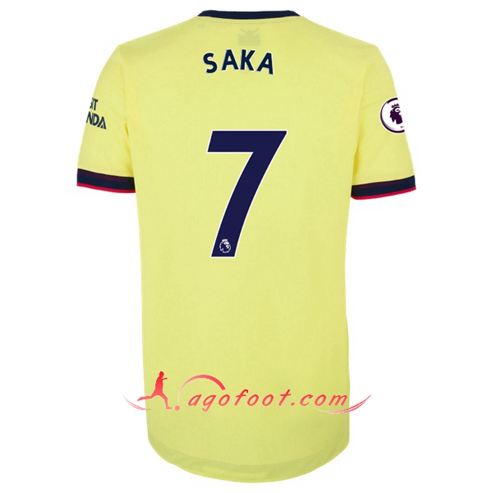 Maillot de Foot FC Arsenal (Bukayo Saka 7) Exterieur 2021/2022