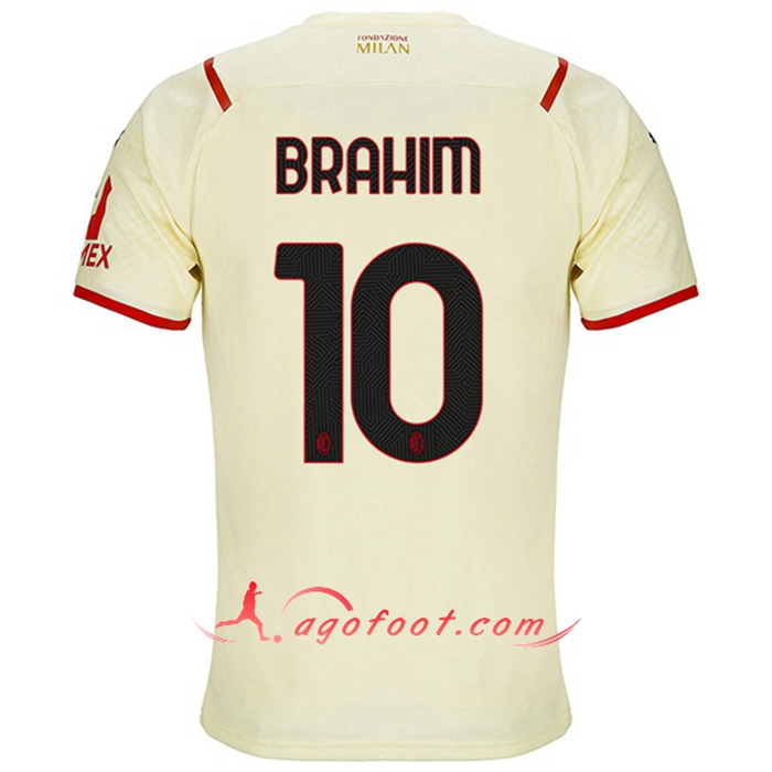 Maillot de Foot AC Milan (BRAHIM 10) Exterieur 2021/2022