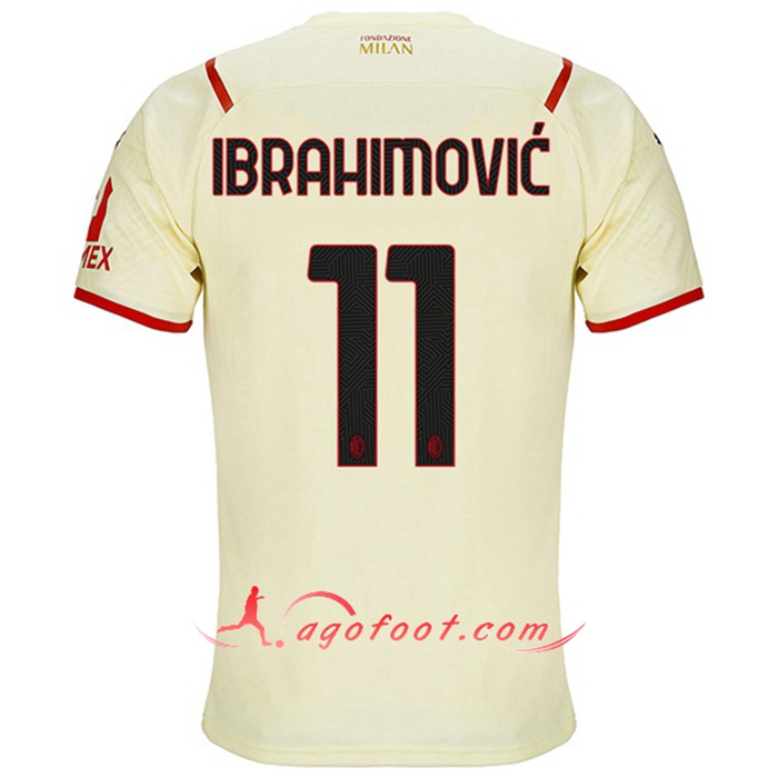 Maillot de Foot AC Milan (IBRAHIMOVIC 11) Exterieur 2021/2022