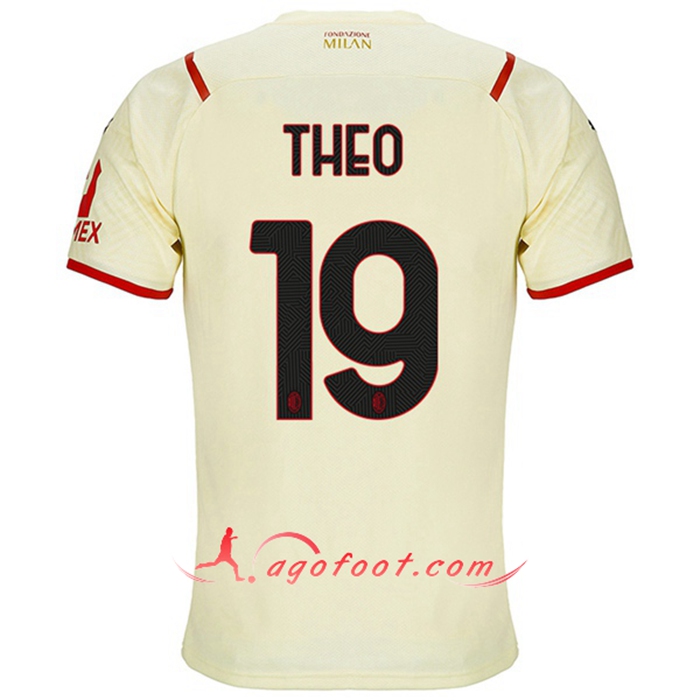 Maillot de Foot AC Milan (THEO 19) Exterieur 2021/2022