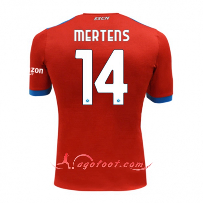 Maillot de Foot SSC Naples (MERTENS 14) Third 2021/2022