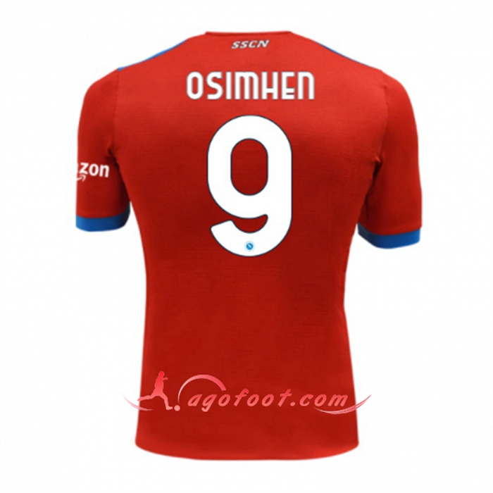 Maillot de Foot SSC Naples (OSIMHEN 9) Third 2021/2022