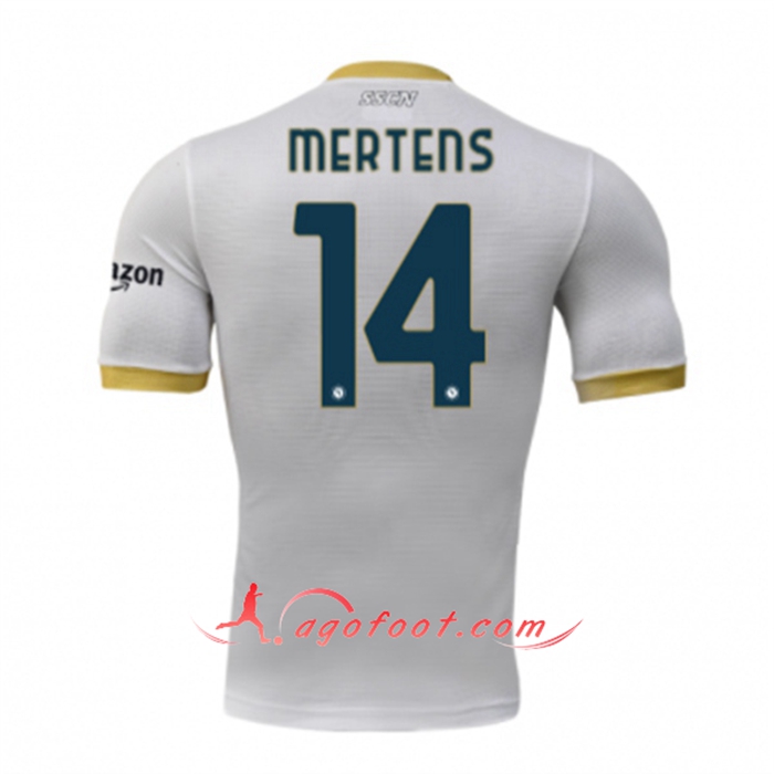 Maillot de Foot SSC Naples (MERTENS 14) Exterieur 2021/2022