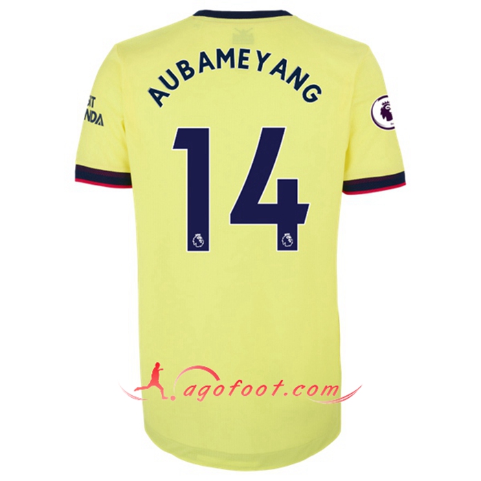Maillot de Foot FC Arsenal (Pierre-Emerick Aubameyang 14) Exterieur 2021/2022