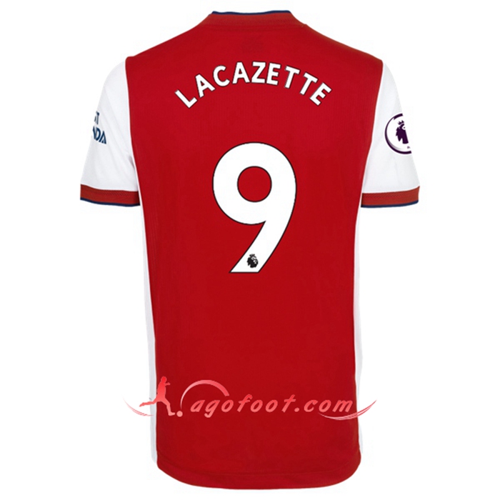 Maillot de Foot FC Arsenal (Alexandre Lacazette 9) Domicile 2021/2022