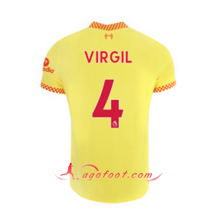 Maillot de Foot FC Liverpool (Virgil 4) Third 2021/2022