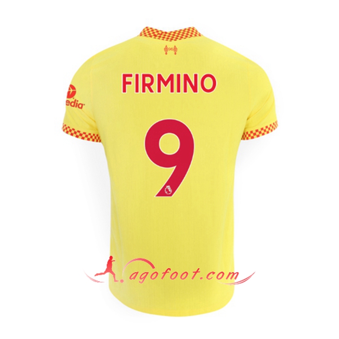 Maillot de Foot FC Liverpool (Roberto Firmino 9) Third 2021/2022